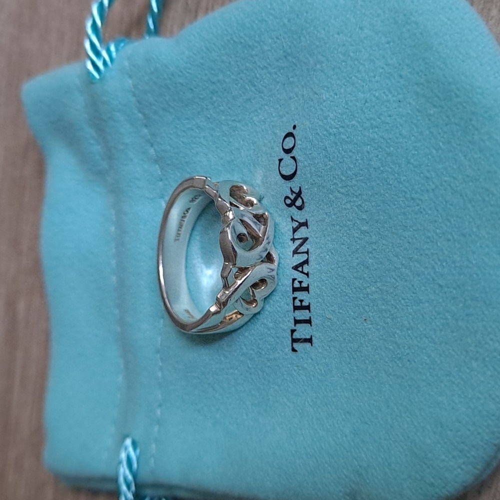 Authentic Paloma Picasso Loving Heart band, sterling silver